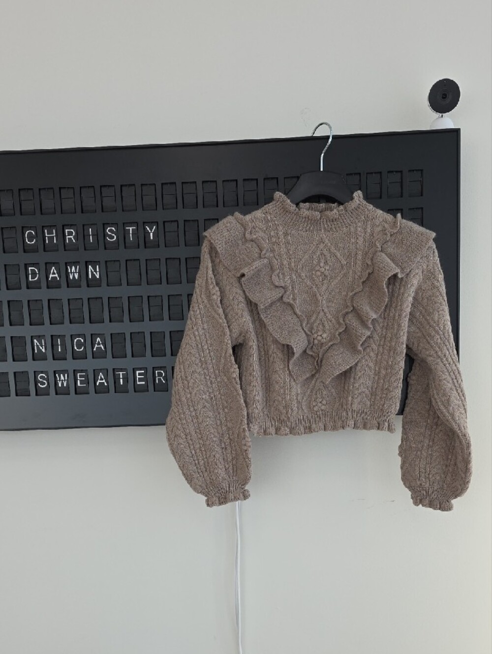 Christy Dawn Beige Nica Sweater